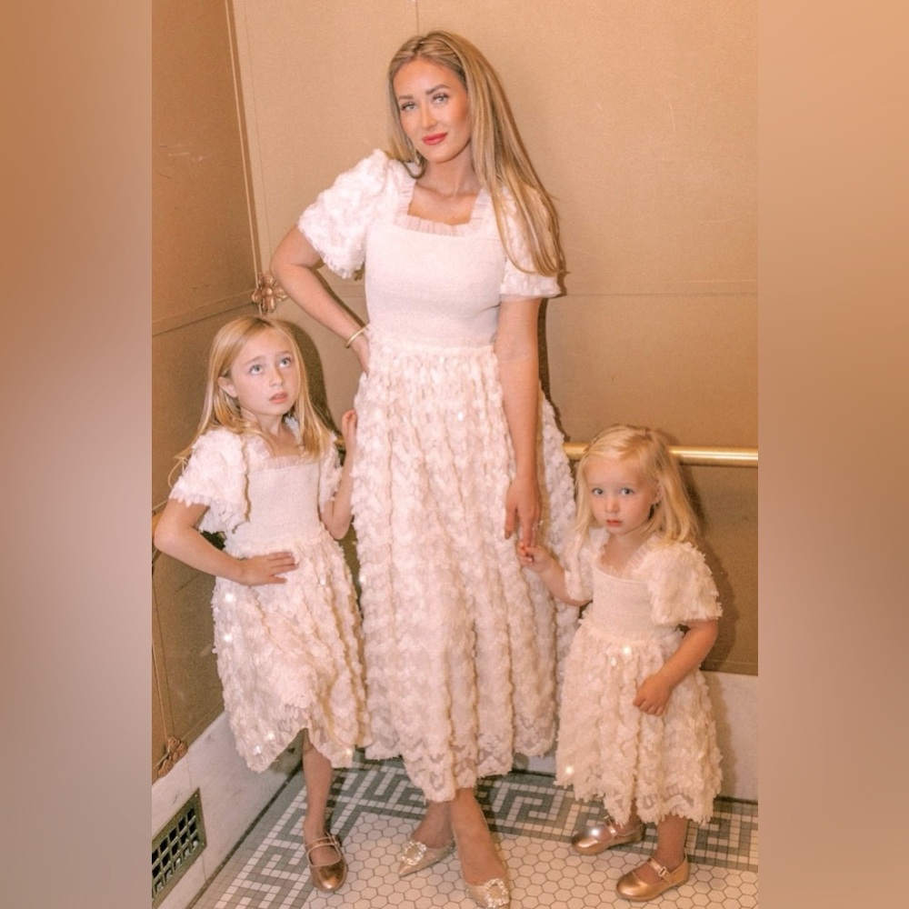 Ivy City Co CLOUD NINE DRESS Set Mommy & Me 3 Dresses